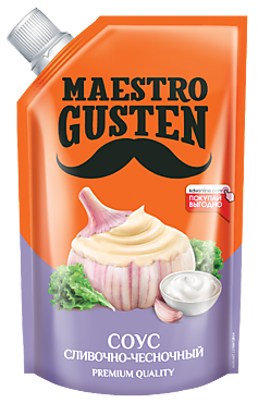 Соус «Maestro Gusten» сливочно-чесночный, 200 г