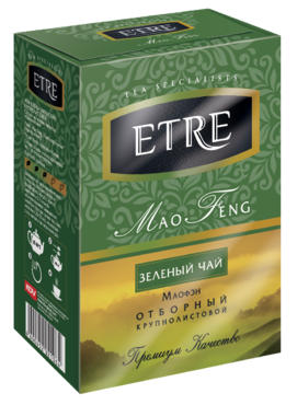 Чай «Etre» Mao Feng зеленый крупнолистовой, 100 г Чай «Etre» Mao Feng зеленый крупнолистовой, 100 г
