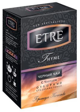 Чай черный «Etre» Thume с чабрецом, 100 г Чай черный «Etre» Thume с чабрецом, 100 г