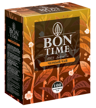 Чай черный «Bontime» 100 пакетиков, 200 г Чай черный «Bontime» 100 пакетиков, 200 г