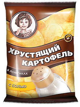 Чипсы «Хрустящий картофель» с солью, 40 г