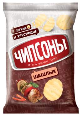Чипсы «Чипсоны» со вкусом шашлыка, 40 г Чипсы «Чипсоны» со вкусом шашлыка, 40 г