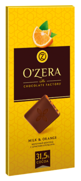Шоколад молочный «OZera» Milk & Orange, 100 г Шоколад молочный «OZera» Milk & Orange, 100 г