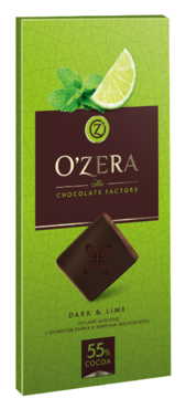 Шоколад «OZera» Dark & Lime, 100 г Шоколад «OZera» Dark & Lime, 100 г