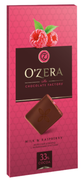 Шоколад «OZera» Milk & Raspberry, 100 г Шоколад «OZera» Milk & Raspberry, 100 г