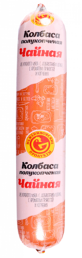 Колбаса полукопченая «Межениновские продукты» Чайная, 450 г Колбаса полукопченая «Межениновские продукты» Чайная, 450 г
