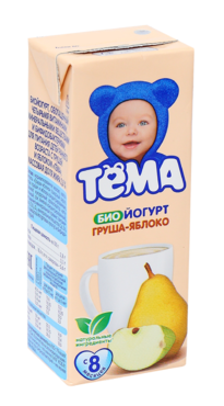 Биойогурт питьевой 2.8% «Тёма» Груша и яблоко, 210 г Биойогурт питьевой 2.8% «Тёма» Груша и яблоко, 210 г