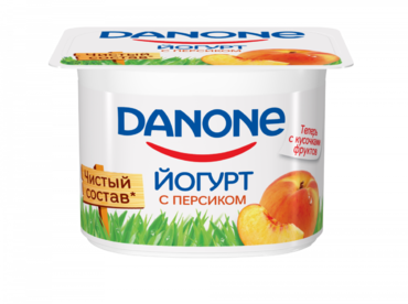 Йогурт 2.9% «Danone» с персиком, 110 г Йогурт 2.9% «Danone» с персиком, 110 г
