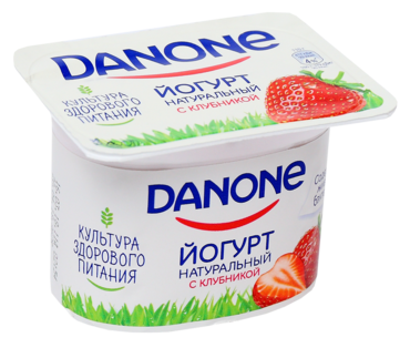 Йогурт 2.9% «Danone» с клубникой, 110 г Йогурт 2.9% «Danone» с клубникой, 110 г