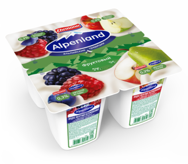 Йогурт 0.3% «Ehrmann» Alpenland Яблоко-груша/лесные ягоды, 95 г Йогурт 0.3% «Ehrmann» Alpenland Яблоко-груша/лесные ягоды, 95 г