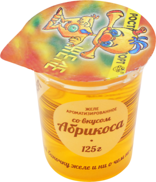 Желе «Ростагроэкспорт» со вкусом абрикоса, 125 г Желе «Ростагроэкспорт» со вкусом абрикоса, 125 г