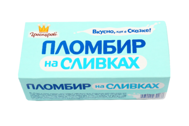 Мороженое «Гроспирон» Пломбир на сливках ванильный, 240 г Мороженое «Гроспирон» Пломбир на сливках ванильный, 240 г