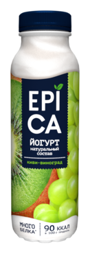 Йогурт 2.5% «Epica» киви-виноград, 290 г Йогурт 2.5% «Epica» киви-виноград, 290 г