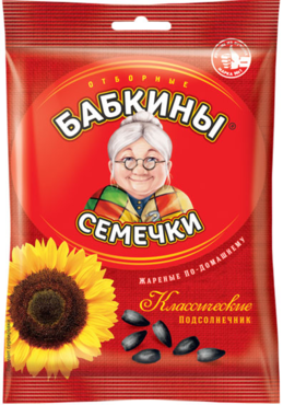 Семечки отборные, жареные «Бабкины семечки», 100 г Семечки отборные, жареные «Бабкины семечки», 100 г