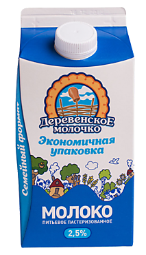 Молоко «Деревенское молочко», 1,4 кг