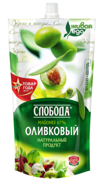 Майонез «Слобода» Оливковый, 400 г Майонез «Слобода» Оливковый, 400 г