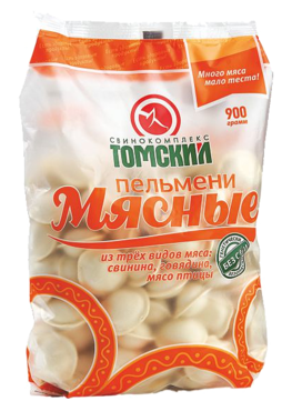 Пельмени «Свинокомплекс Томский» Мясные, 900 г Пельмени «Свинокомплекс Томский» Мясные, 900 г