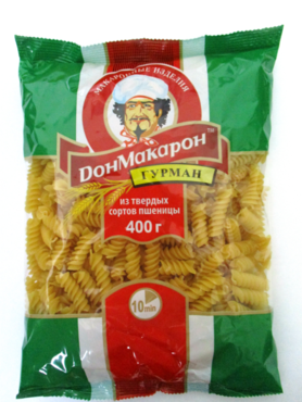 Макароны «ДонМакарон Гурман» спираль, 400 г Макароны «ДонМакарон Гурман» спираль, 400 г