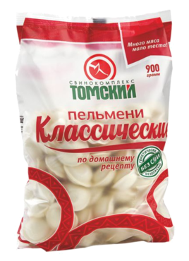 Пельмени «Свинокомплекс Томский» классические, 900 г Пельмени «Свинокомплекс Томский» классические, 900 г