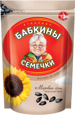 Семечки жареные, солёные «Бабкины семечки», 300 г Семечки жареные, солёные «Бабкины семечки», 300 г