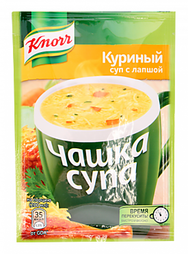 Суп куриный «Knorr Чашка супа» с лапшой, 13 г