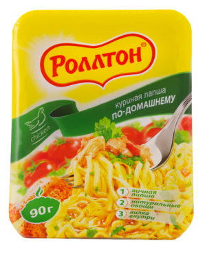 Роллтон лапша куриная фото