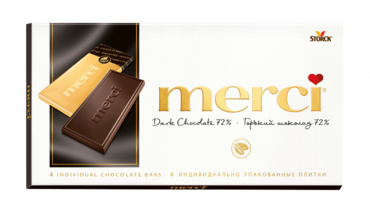 Шоколад «Merci» горький 72%, 100 г Шоколад «Merci» горький 72%, 100 г