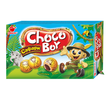 Печенье «Orion» Choco Boy Сафари, 42 г Печенье «Orion» Choco Boy Сафари, 42 г
