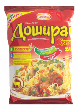 Лапша «Доширак Квисти» со вкусом говядины, 90 г Лапша «Доширак Квисти» со вкусом говядины, 90 г