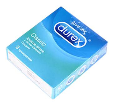 Презервативы «Durex» классические, 3шт Презервативы «Durex» классические, 3шт