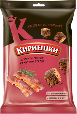 Сухарики «Кириешки» со вкусом бекона, 100 г Сухарики «Кириешки» со вкусом бекона, 100 г