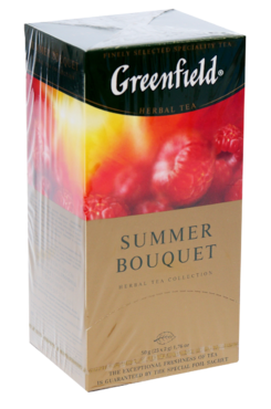 Чай травяной «Greenfield» Summer Bouquet, 25 пакетиков Чай травяной «Greenfield» Summer Bouquet, 25 пакетиков