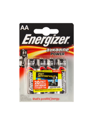 Батарейки «Energizer» LR6 4 шт Батарейки «Energizer» LR6 4 шт