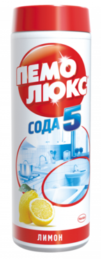 Порошок чистящий «Пемолюкс» Сода 5 Лимон, 480 г Порошок чистящий «Пемолюкс» Сода 5 Лимон, 480 г