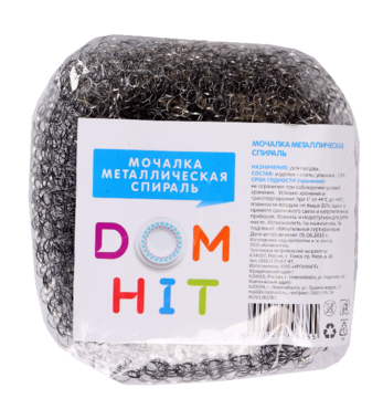 Мочалка металлическая «DomHit» Мочалка металлическая «DomHit»