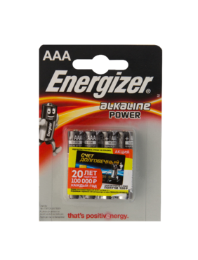 Батарейки «Energizer» LR03 4 шт Батарейки «Energizer» LR03 4 шт
