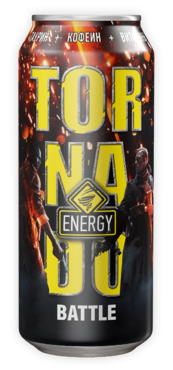 Напиток энергетический «Tornado» Energy BATTLE, безалкогольный, 450 мл Напиток энергетический «Tornado» Energy BATTLE, безалкогольный, 450 мл