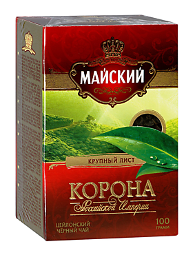 Чай черный «Майский» Корона Российской империи, 100 г