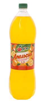Безалкогольный сильногазированный напиток «Фрутто» Апельсин, 1,5 л