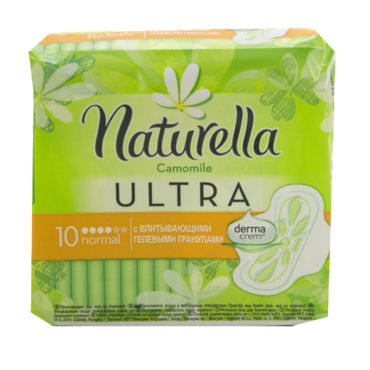 Прокладки «Naturella» Нормал Ультра с крылышками Camomile, 10шт Прокладки «Naturella» Нормал Ультра с крылышками Camomile, 10шт