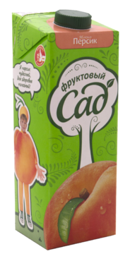 Нектар персик - яблоко «Фруктовый Сад», 950 мл Нектар персик - яблоко «Фруктовый Сад», 950 мл