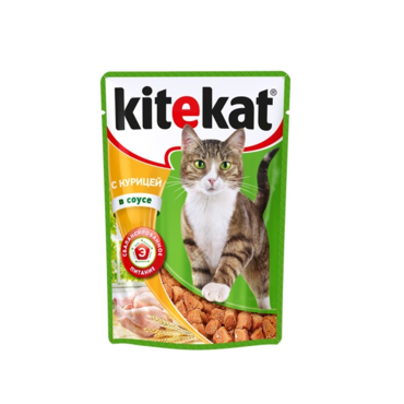Влажный корм для кошек «Kitekat» Курица в соусе, 85 г Влажный корм для кошек «Kitekat» Курица в соусе, 85 г