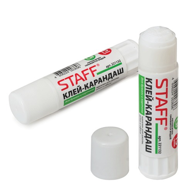 Клей-карандаш «Staff» для бумаги, 15 г Клей-карандаш «Staff» для бумаги, 15 г
