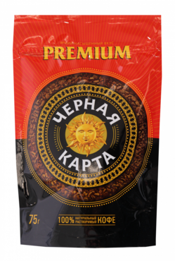 Кофе растворимый «Черная Карта» Premium, 75 г Кофе растворимый «Черная Карта» Premium, 75 г