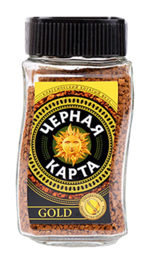 Кофе сублимированный «Черная Карта» Gold, 95 г Кофе сублимированный «Черная Карта» Gold, 95 г