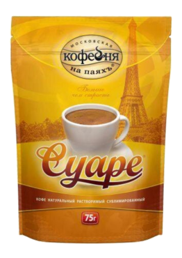 Кофе растворимый сублимированный «МКП» Суаре, 75 г Кофе растворимый сублимированный «МКП» Суаре, 75 г
