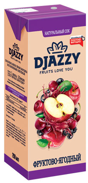 «Djazzy», сок фруктово-ягодный «Djazzy», сок фруктово-ягодный