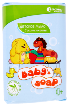 Мыло туалетное «Baby's Soap» с экстрактом оливы, 90 г Мыло туалетное «Baby's Soap» с экстрактом оливы, 90 г