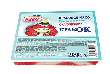 Крабовое мясо «Vici» КрабОК, 200 г
