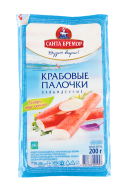 Крабовые палочки «Санта Бремор», 200 г Крабовые палочки «Санта Бремор», 200 г